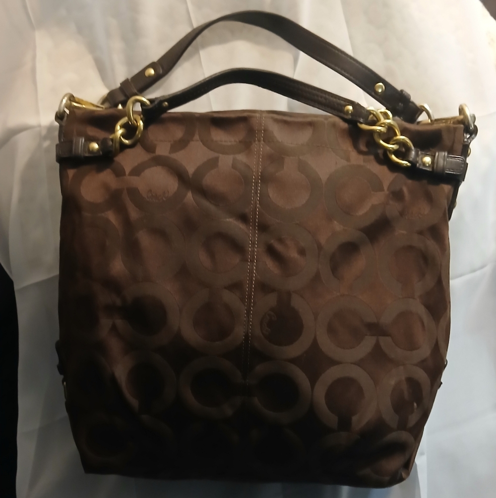 Mahogany Coach Purse